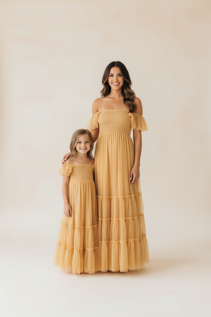 SS Women's Dress Women's Marabella Dress (saffron tulle)