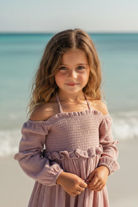 SS Girl's Dress Pippa Dress (peony muslin)