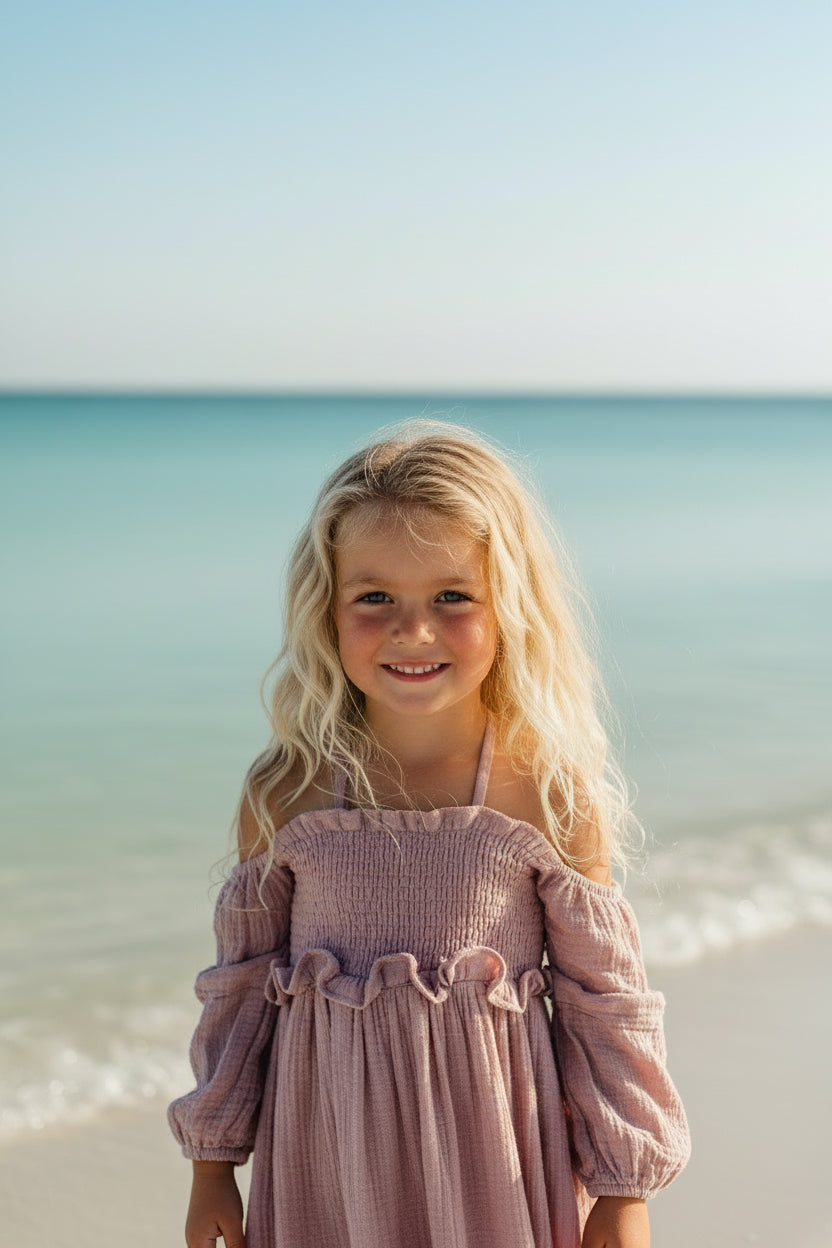 SS Girl's Dress Pippa Dress (peony muslin)