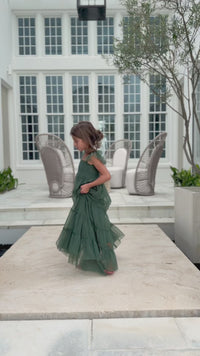 SS Girl's Dress Marabella Dress (forest tulle)