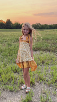 SS Girl's Dress Evie Tunic Dress (golden fields)