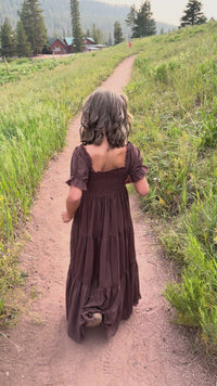 SS Girl's Dress Elle Midi (cocoa tulle)