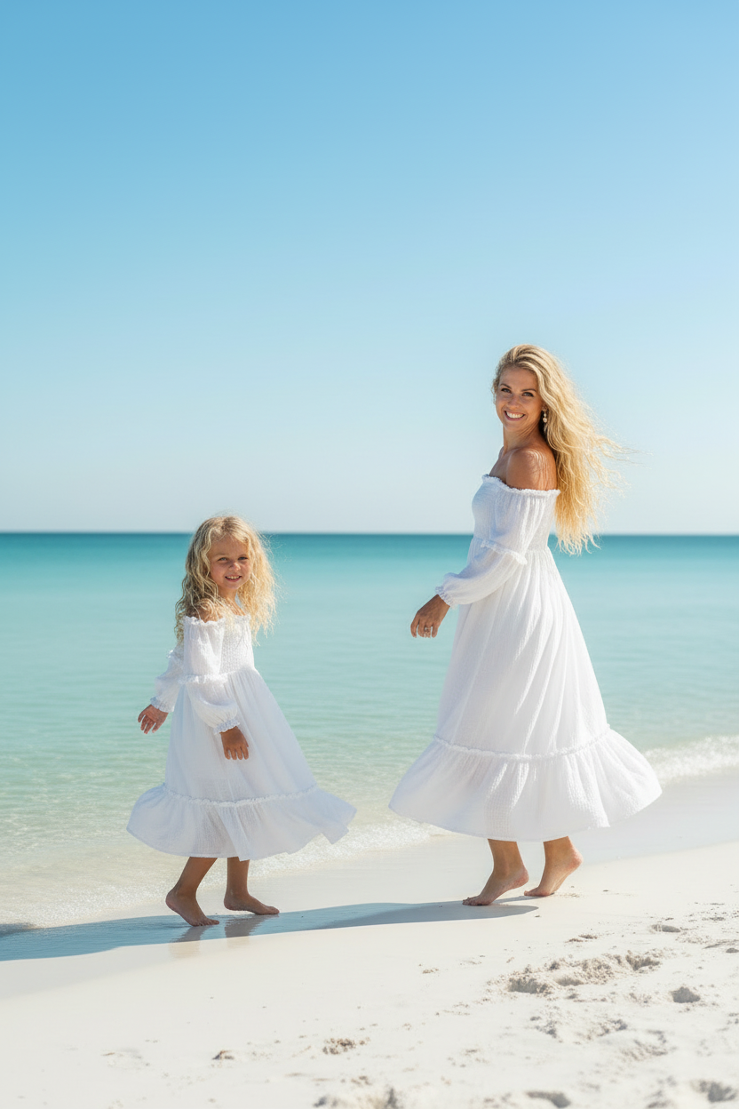 SS Women's Dress Women's Pippa Dress (white muslin)
