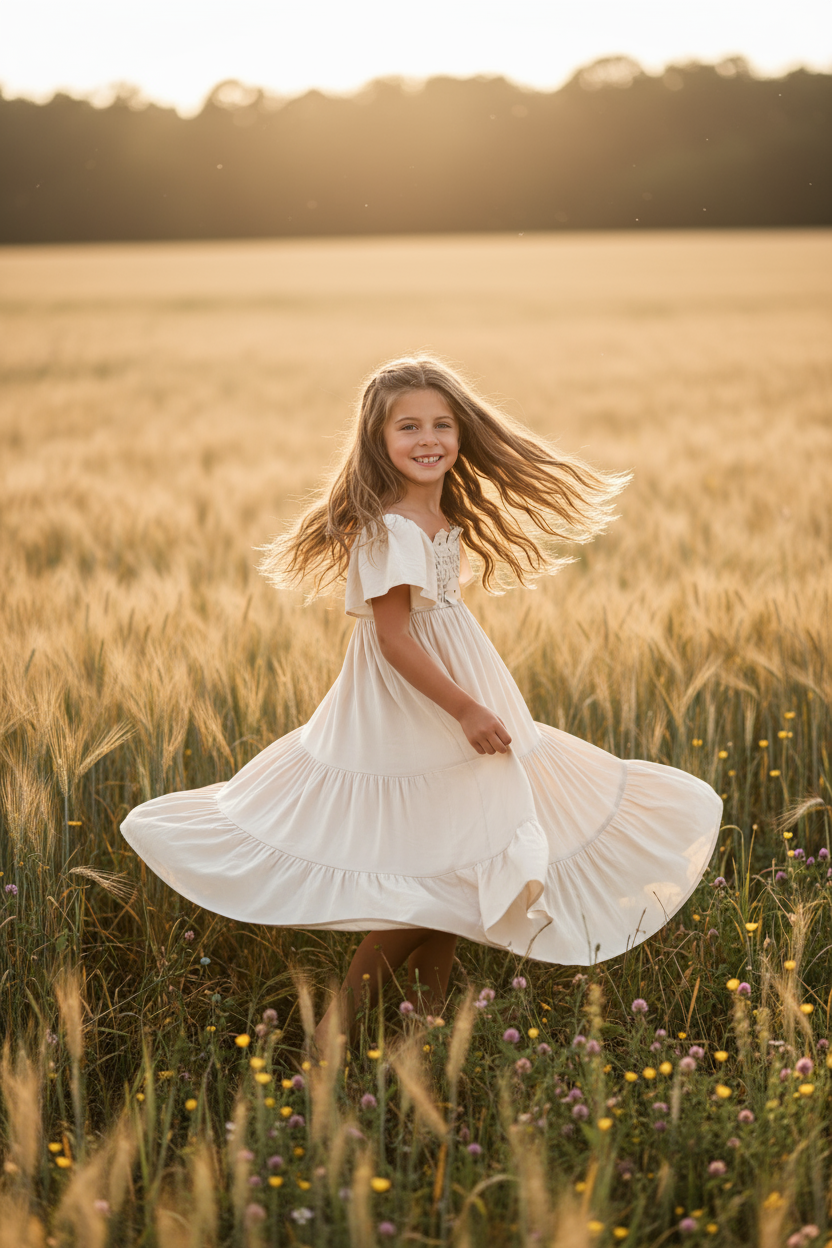 SS Girl's Dress Winnie Lace Dress (natural)
