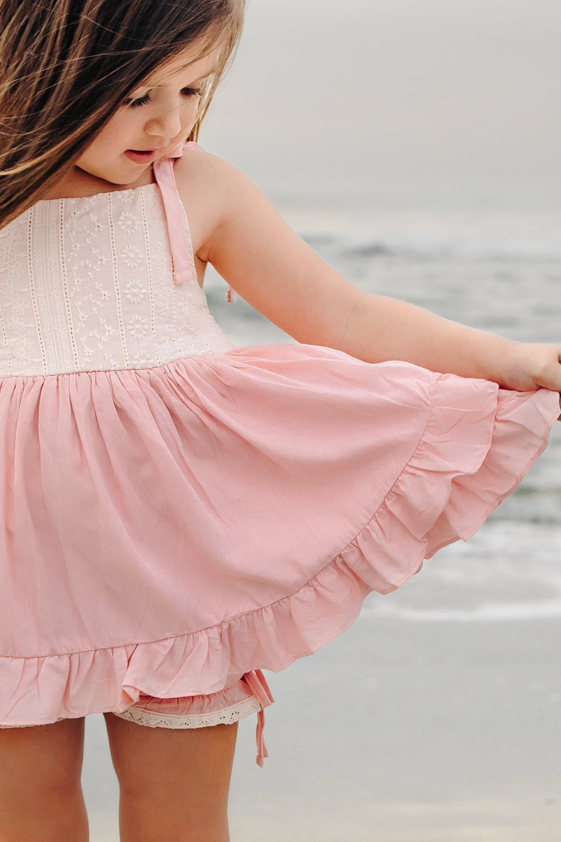 LB Girl's Sets Penny Tunic Set (soft pink) FINAL SALE