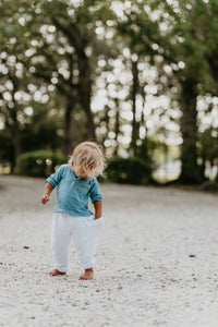 SS Boy's Bottoms Finn Pants (white muslin)