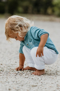 SS Boy's Bottoms Finn Pants (white muslin)