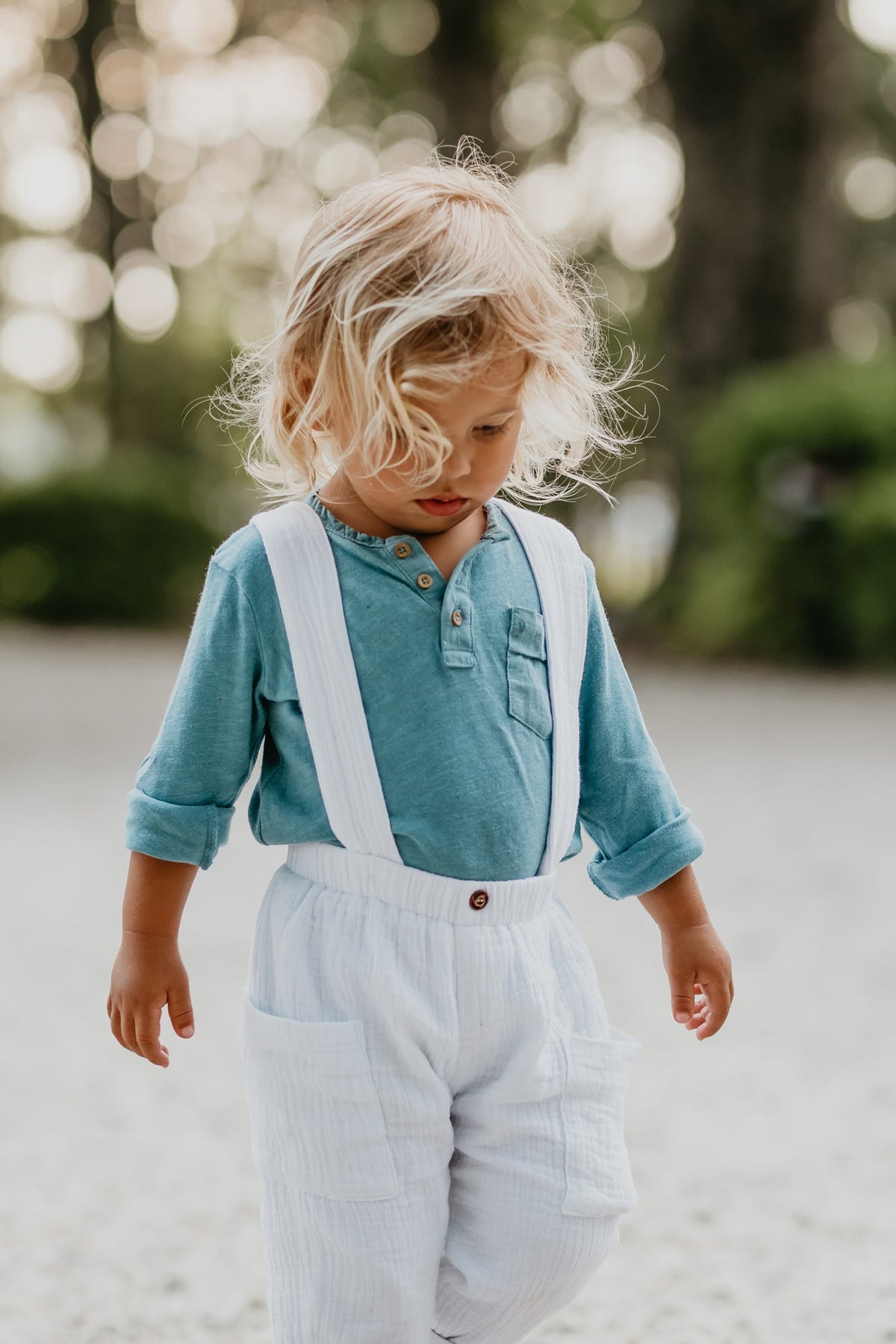 SS Boy's Bottoms Finn Pants (white muslin)
