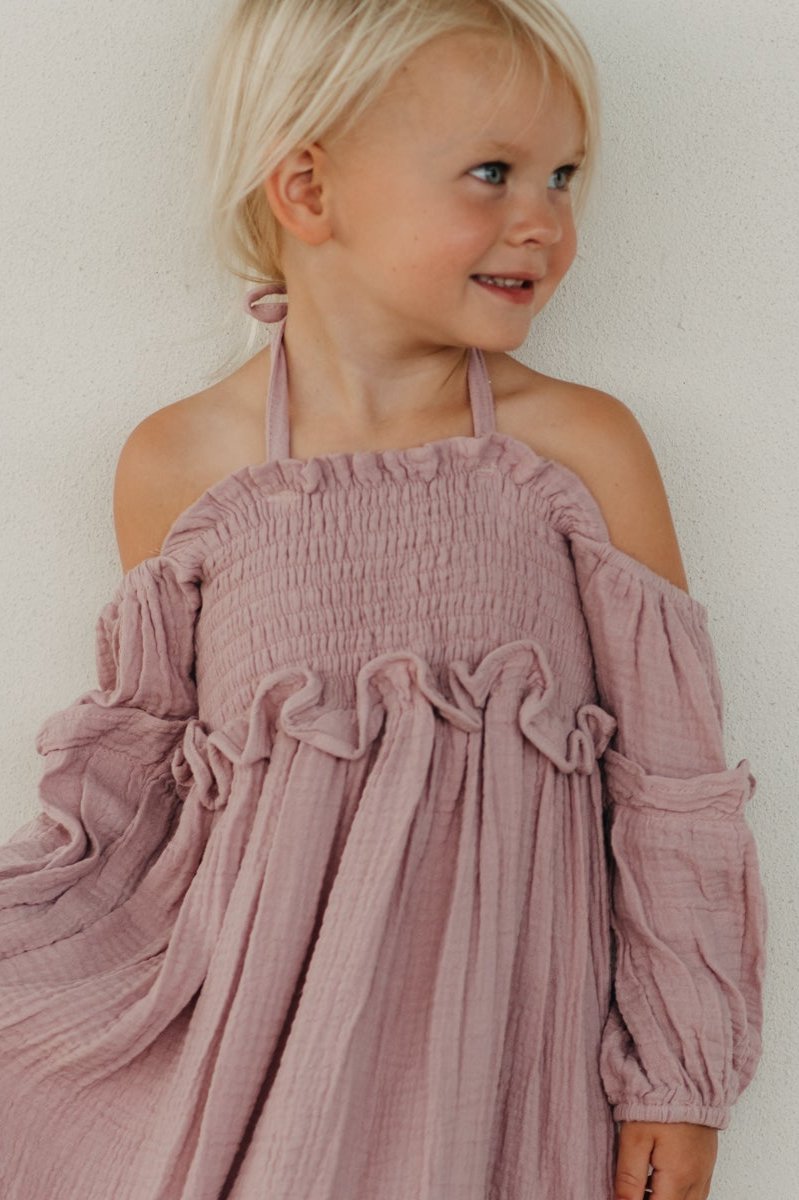 SS Girl's Dress Pippa Dress (peony muslin)