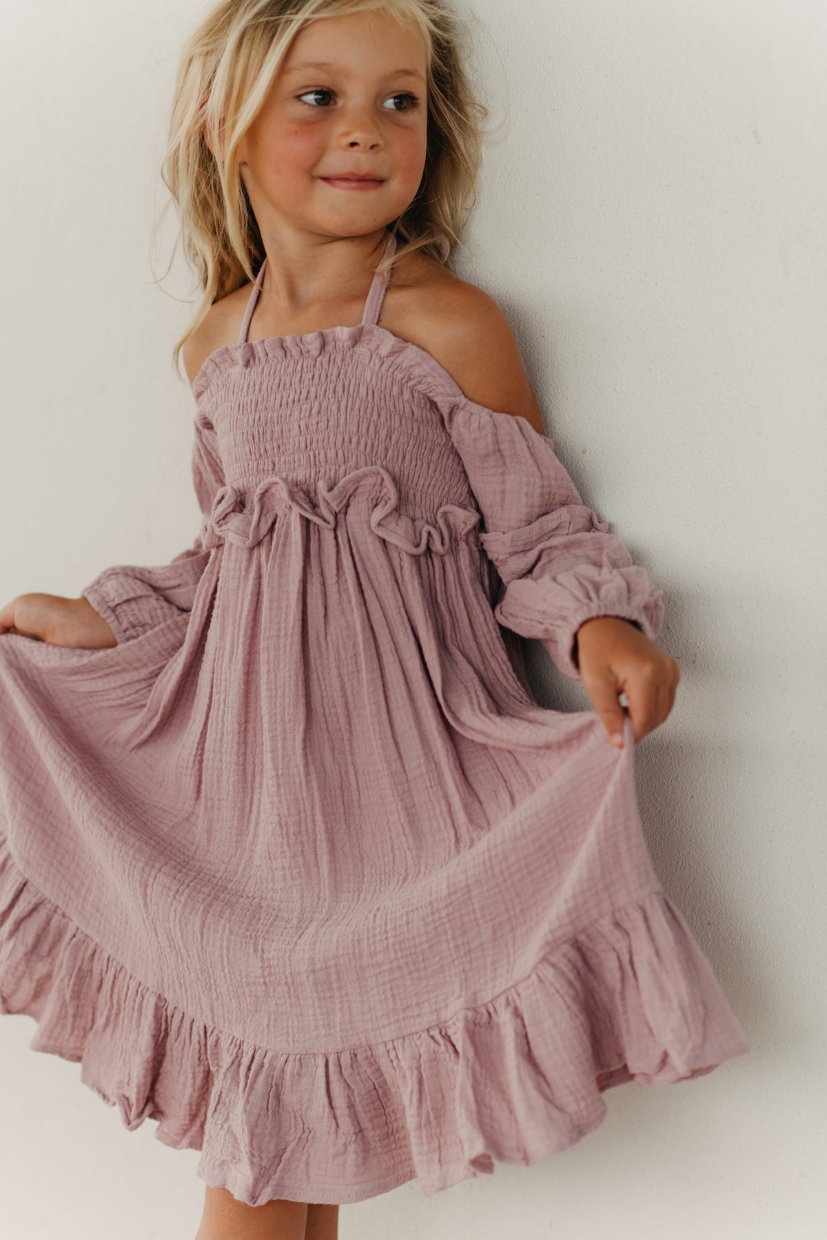 SS Girl's Dress Pippa Dress (peony muslin)