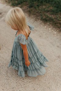 SS Girl's Dress Marabella Dress (blue swiss dot)