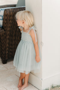 SS Girl's Dress Isa Dress (airy blue tulle)