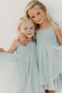 SS Girl's Dress Isa Dress (airy blue tulle)