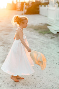 SS Girl's Dress Lucie Dress (white muslin) FINAL SALE