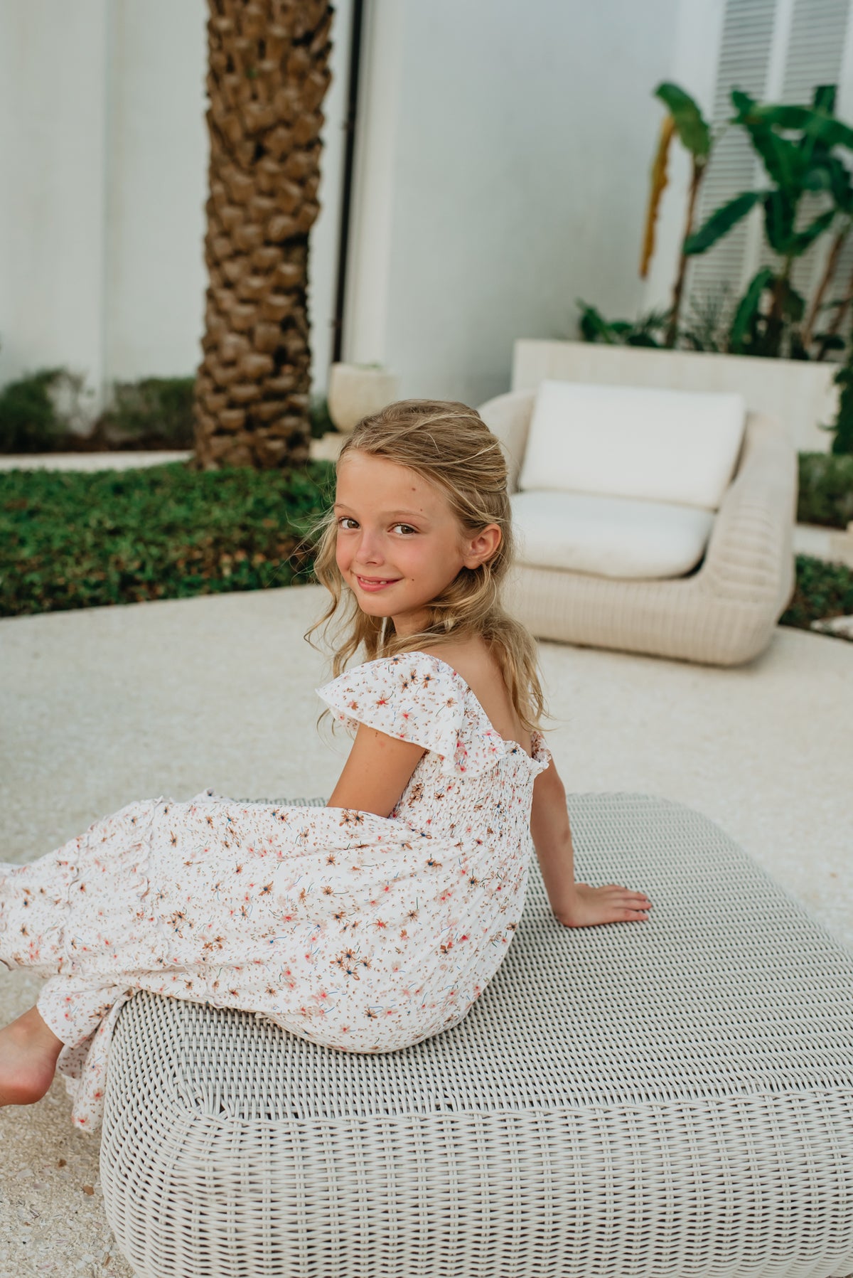 SS Girl's Dress Marabella Dress (wispy floral)