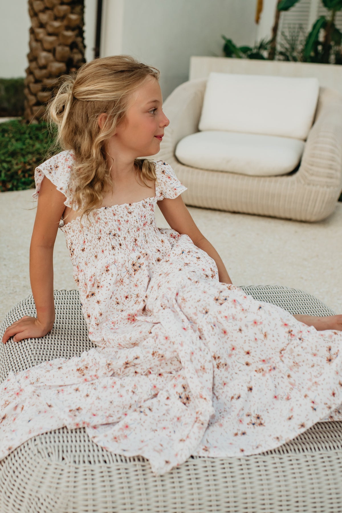 SS Girl's Dress Marabella Dress (wispy floral)