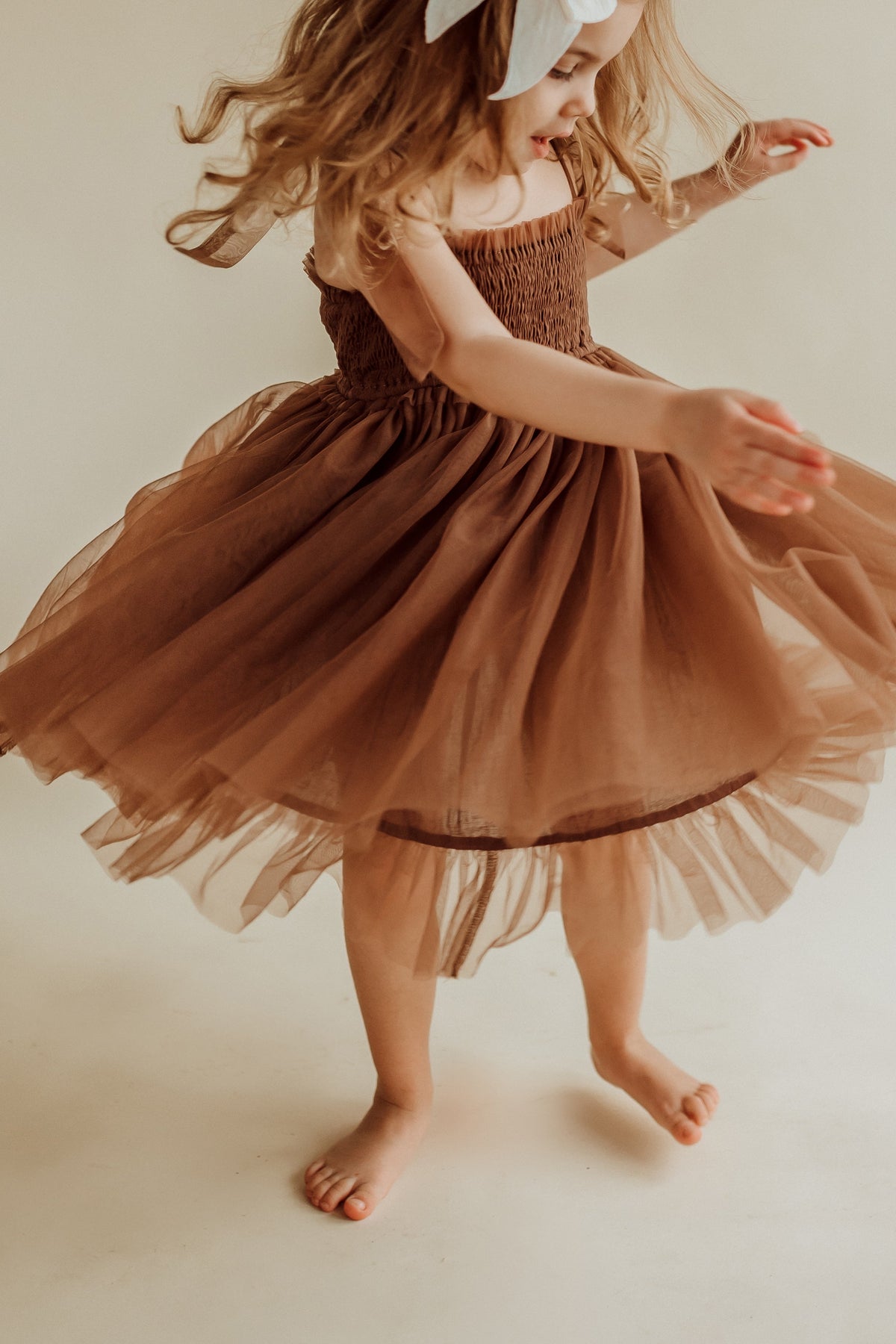 SS Girl's Dress Isa Dress (cedar tulle)