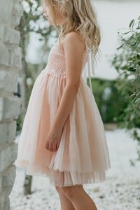 SS Girl's Dress Isa Dress (blush tulle)