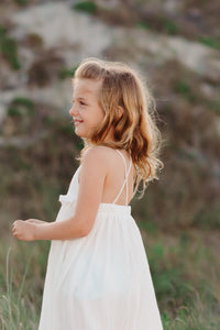 SS Girl's Dress Lucie Dress (white muslin) FINAL SALE