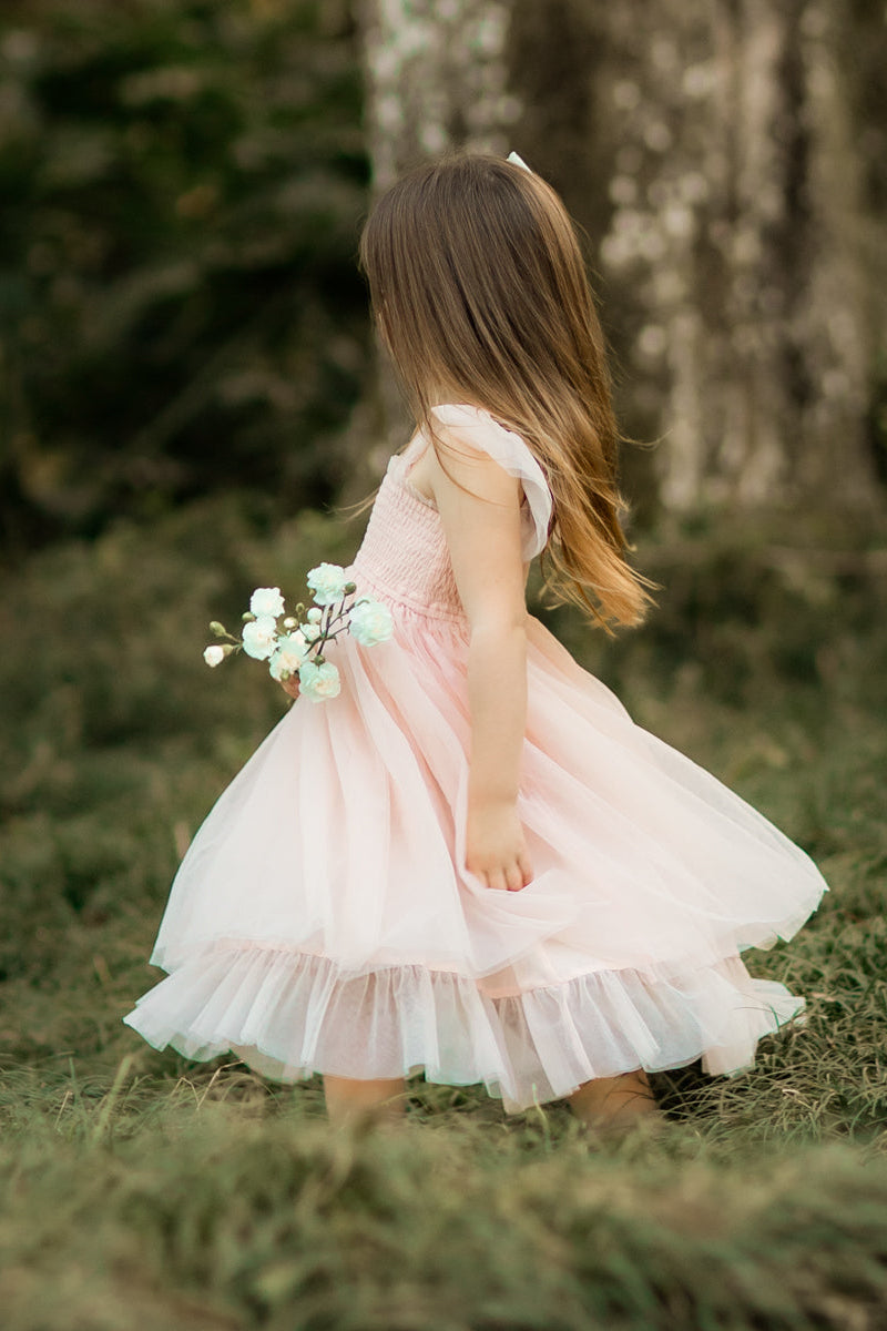 SS Girl's Dress Juliet Dress (blush tulle)
