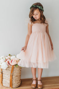 SS Girl's Dress Juliet Dress (blush tulle)