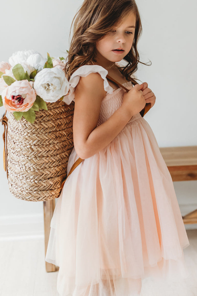 SS Girl's Dress Juliet Dress (blush tulle)