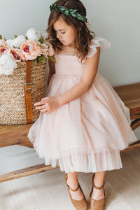 SS Girl's Dress Juliet Dress (blush tulle)