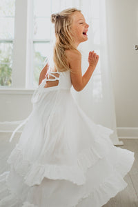 SS Girl's Dress Wendy Dress (white muslin) SALE