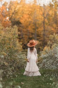 SS Girl's Dress Jolene Dress (natural swiss dot)