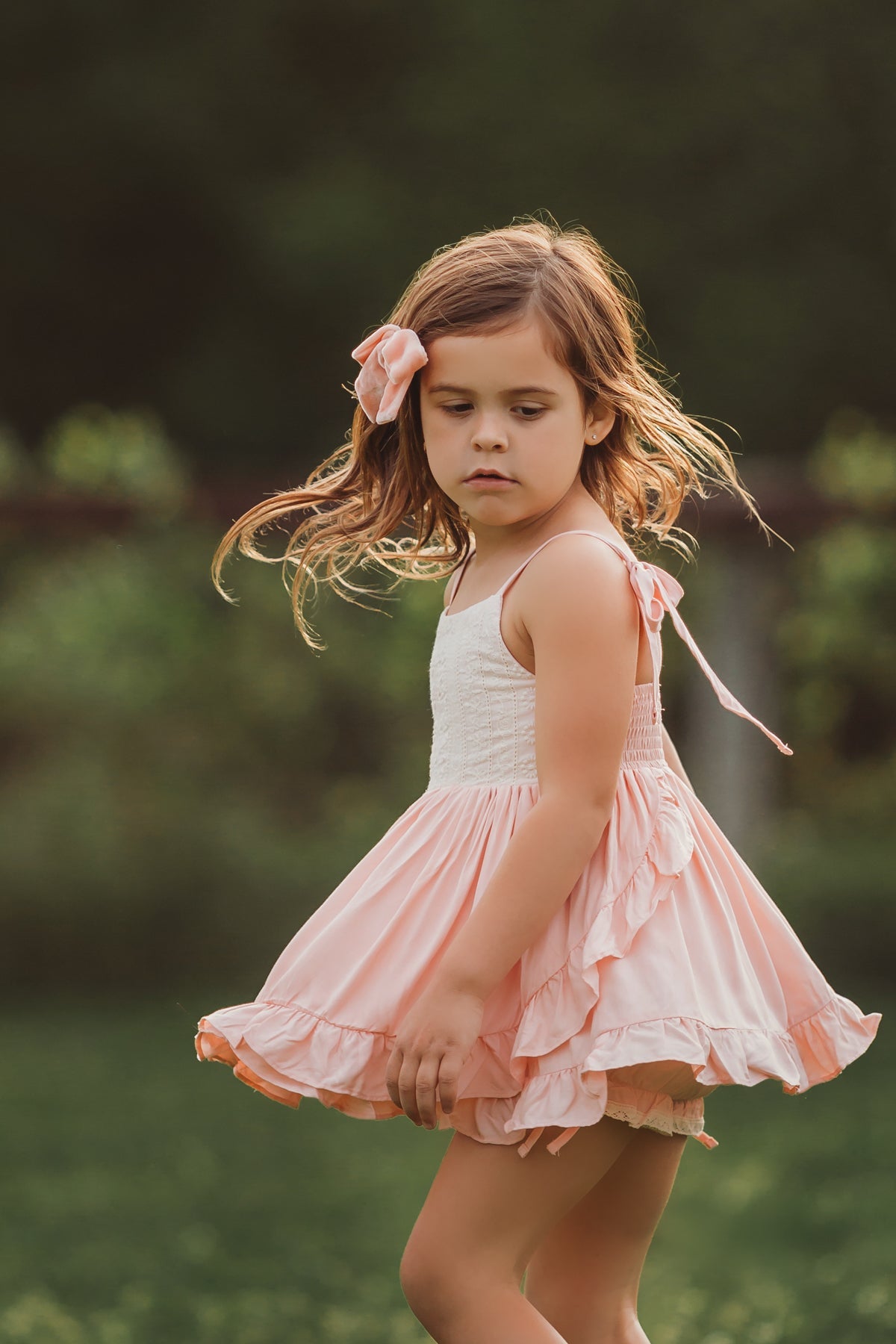 LB Girl's Sets Penny Tunic Set (soft pink) FINAL SALE