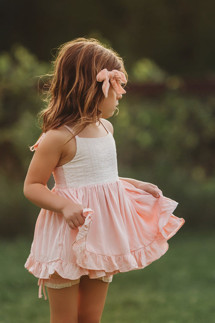 LB Girl's Sets Penny Tunic Set (soft pink) FINAL SALE