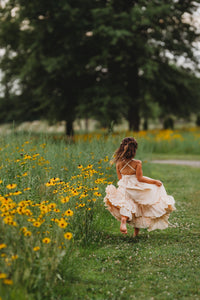 SS Girl's Dress Wendy Dress (sand muslin)