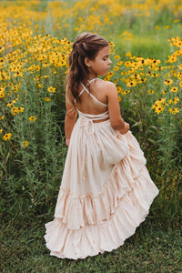 SS Girl's Dress Wendy Dress (sand muslin)