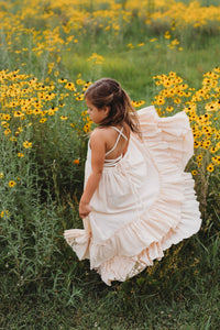 SS Girl's Dress Wendy Dress (sand muslin)