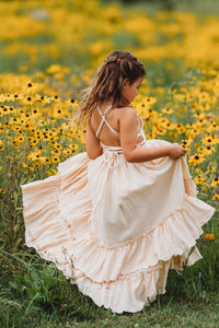 SS Girl's Dress Wendy Dress (sand muslin)