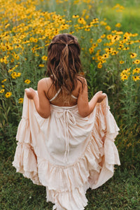 SS Girl's Dress Wendy Dress (sand muslin)
