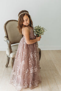 SS Girl's Dress Fiona Lace Dress (lavender pink)