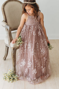 SS Girl's Dress Fiona Lace Dress (lavender pink)